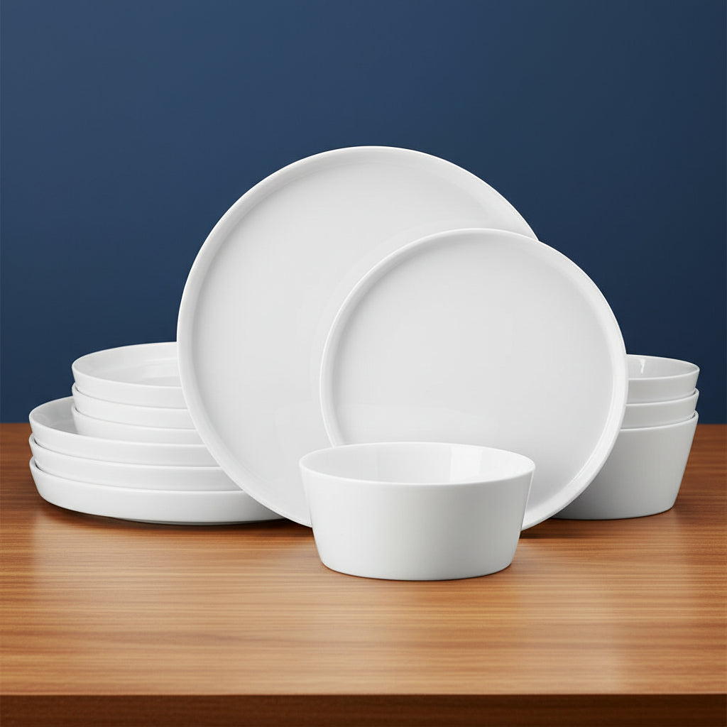 Rylee 12 Piece Dinnerware Set, Service for 4