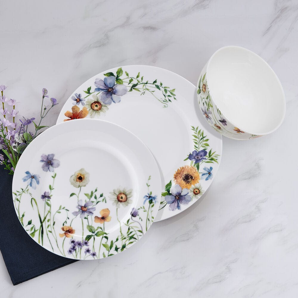 Audrina 12 Piece Dinnerware Set, Service for 4