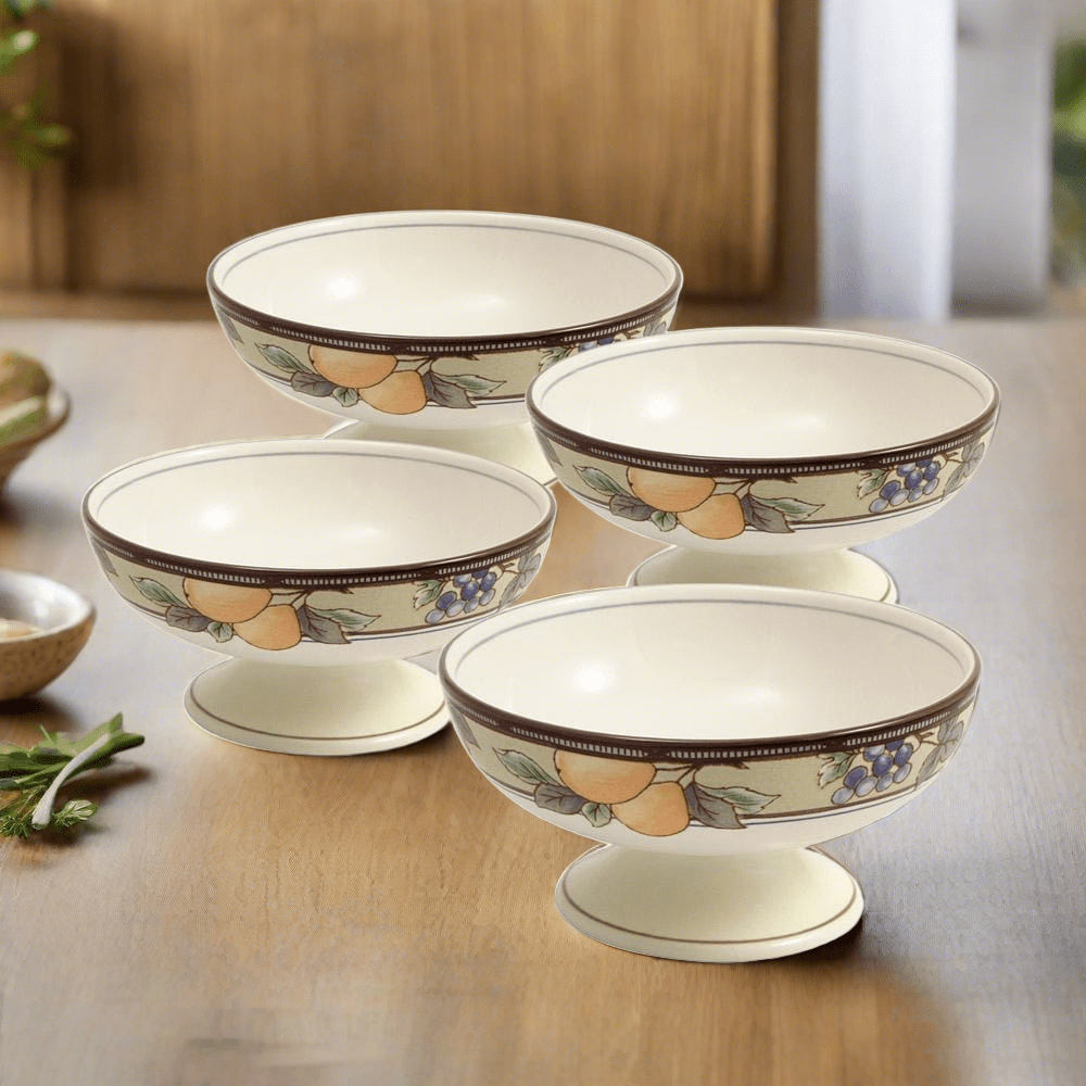 Garden HarvestĀ® Sherbet Dishes, Set of 4