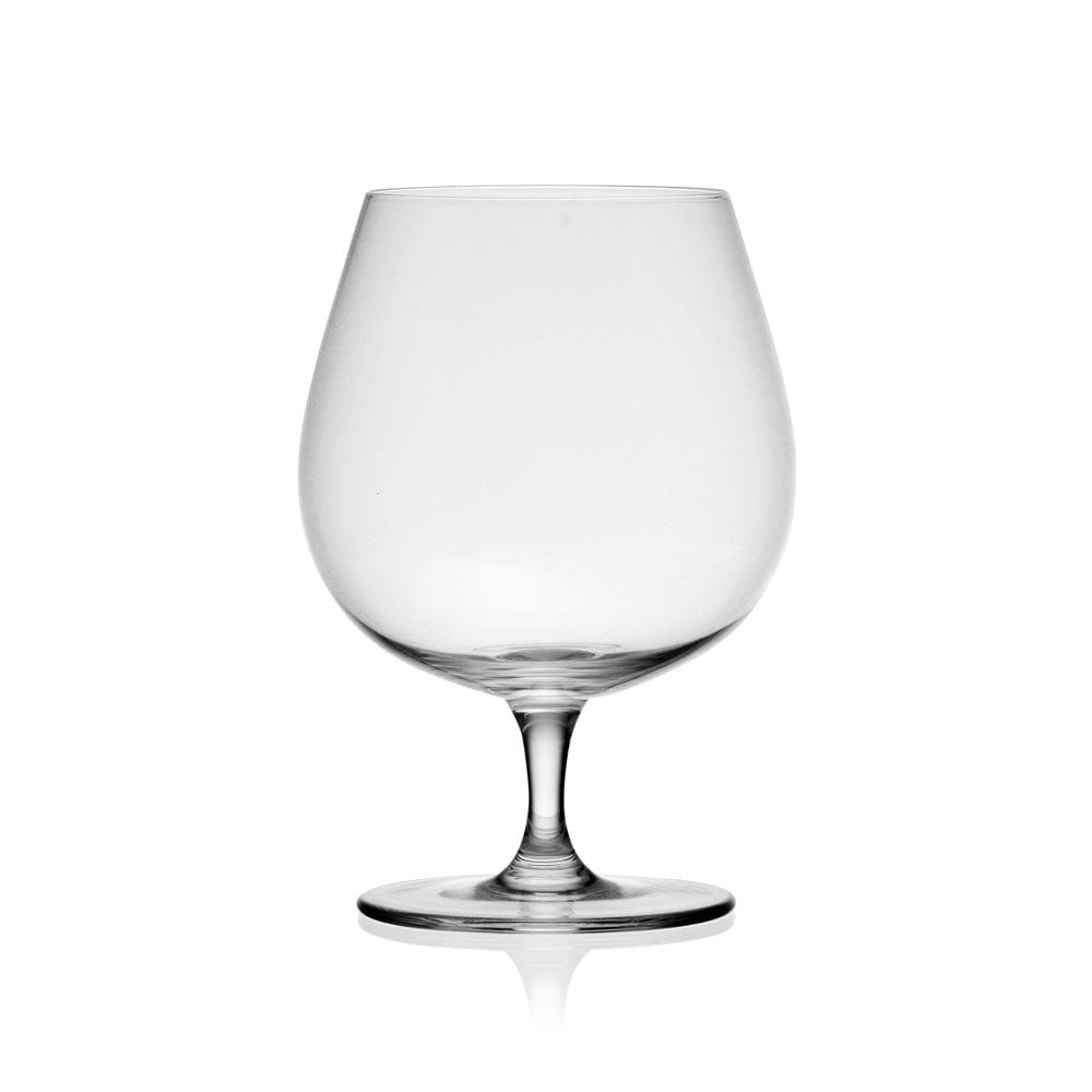 Clear balloon-style cocktail glass with a stem from the Craft Cocktail Set of 4 Balloon Glasses