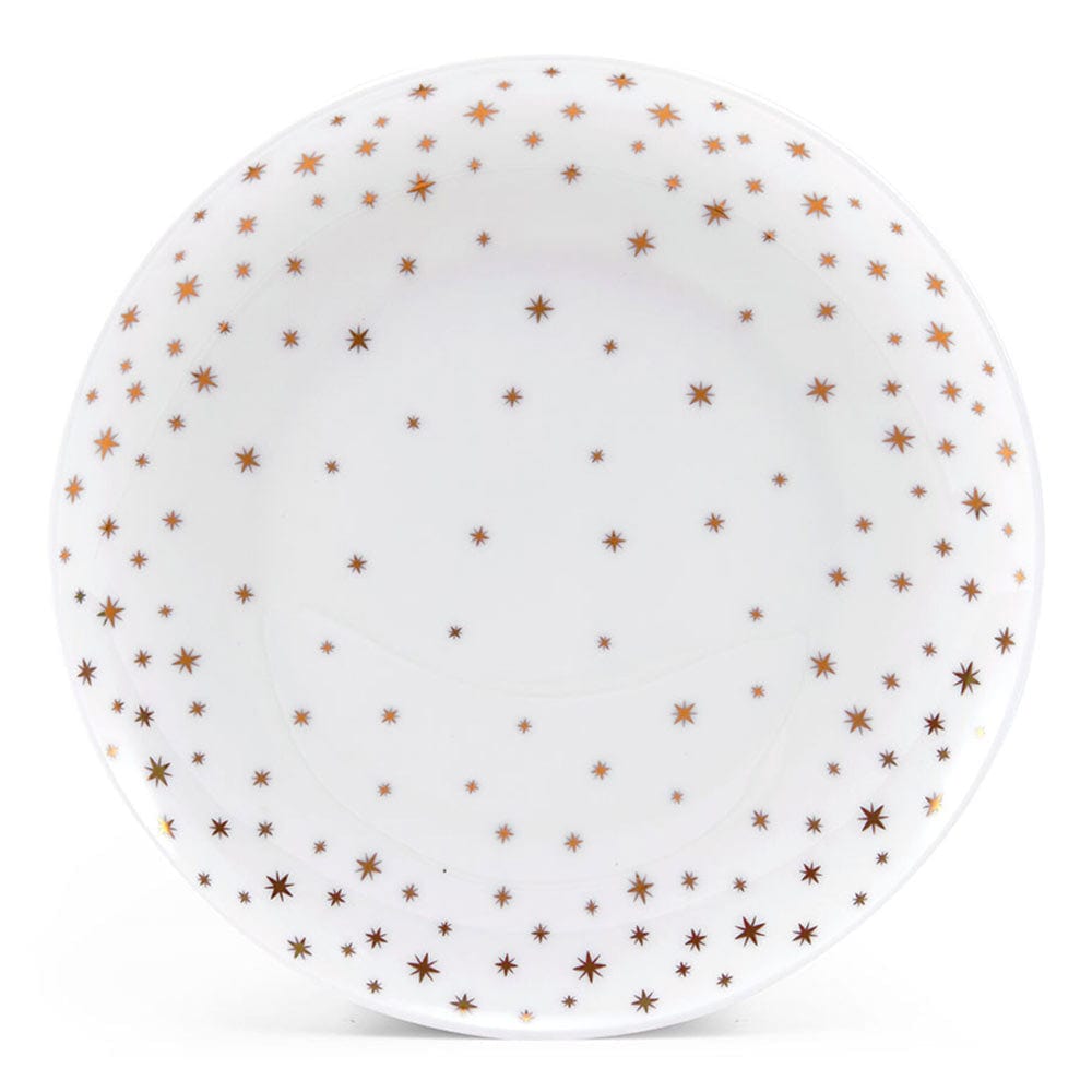 Millie Gold Set of 4 Dinner Plates