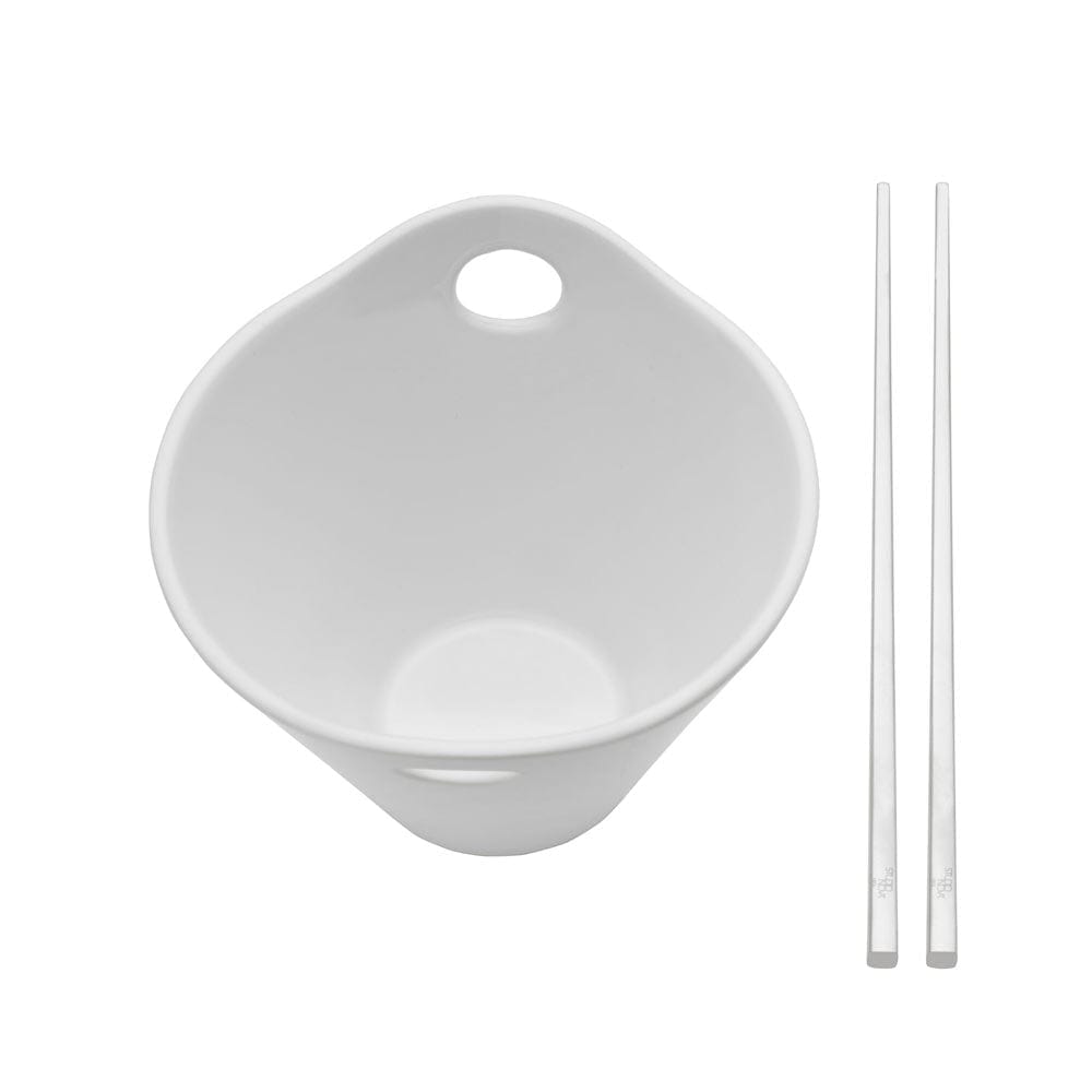 Noodle Bowl with Chopsticks
